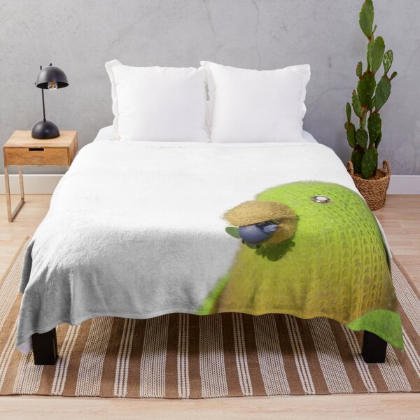 Item preview, Worsted parakeet eating designed and sold by 3DChop.