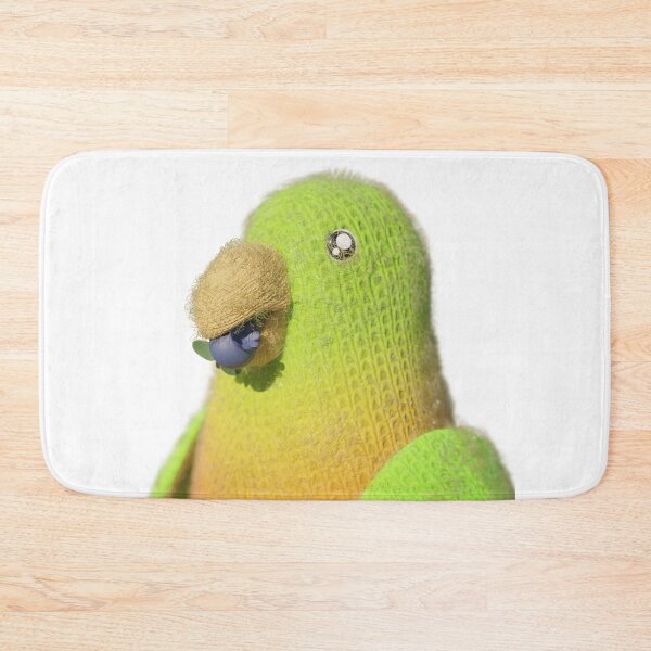 Item preview, Worsted parakeet eating designed and sold by 3DChop.