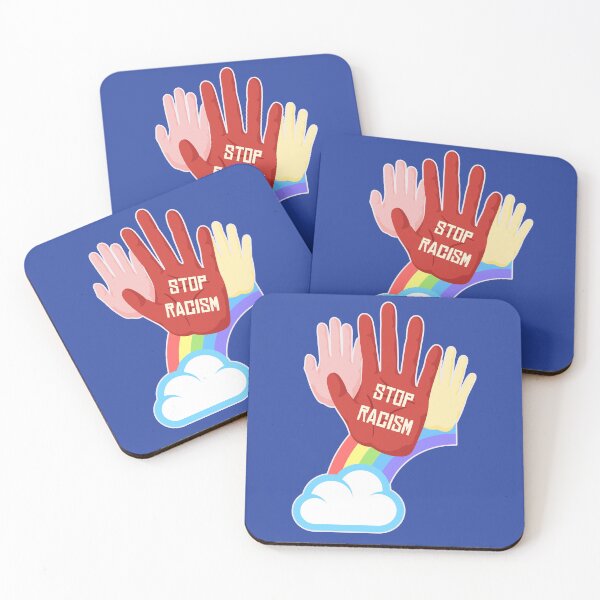 Item preview, Stop racism, quote, demonstration designed and sold by Mauswohn.