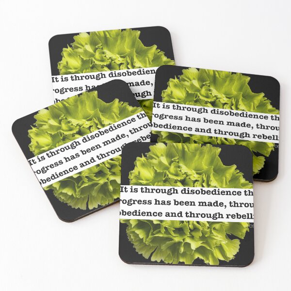 Item preview, Oscar Wilde Quote Disobedience and Rebellion designed and sold by artiegallery.
