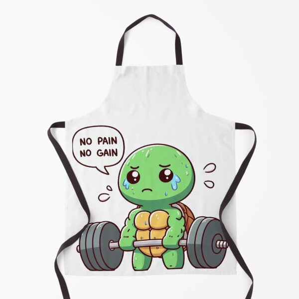 Item preview, No Pain No Gain: Muscle Turtle designed and sold by LemuellTrends.