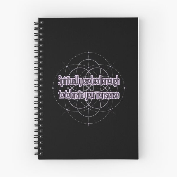 Item preview, Spiritually evolved enough to tolerate your nonsense designed and sold by UnCoverDesign.