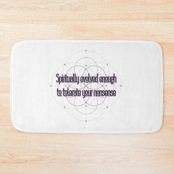 Item preview, Spiritually evolved enough to tolerate your nonsense designed and sold by UnCoverDesign.