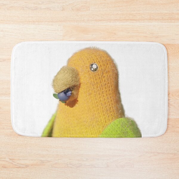 Item preview, Worsted parakeet eating designed and sold by 3DChop.