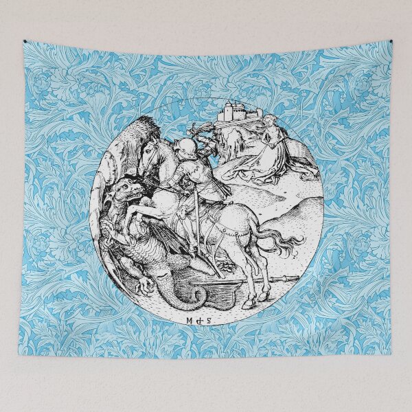 Item preview, Saint George and the Dragon and Maiden Medieval Renaissance designed and sold by Pixelchicken.