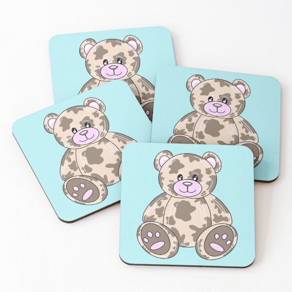 Item preview, Brown Spotted Teddy Bear With Background  designed and sold by missmann.