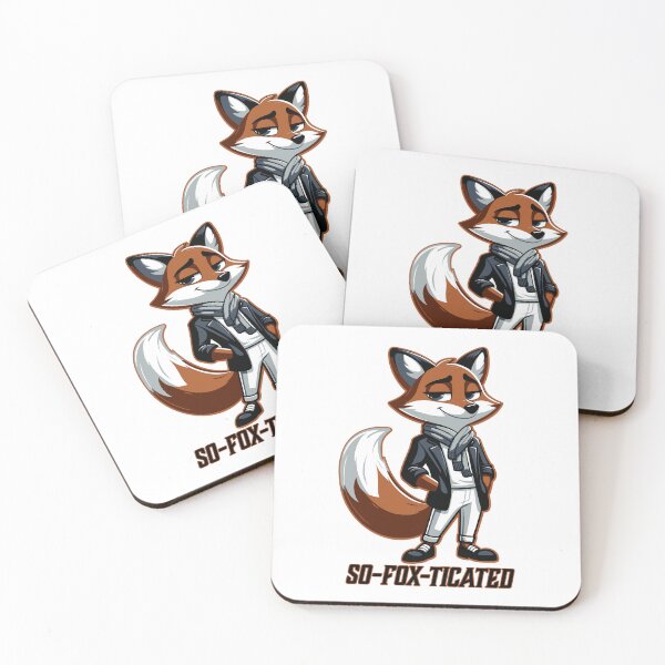 Item preview, So-Fox-Ticated designed and sold by Logic72.