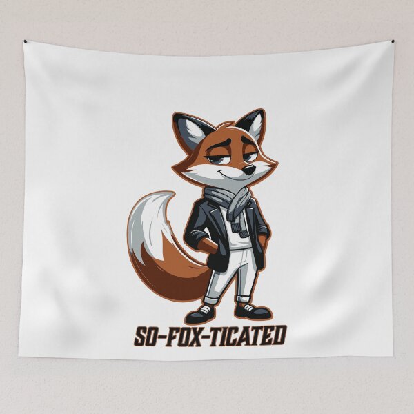 Item preview, So-Fox-Ticated designed and sold by Logic72.