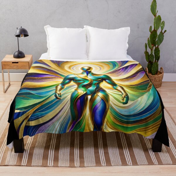 Item preview, Golden geometry,colorful patterns, like from a dream, Freedom designed and sold by CrisMor-Art.