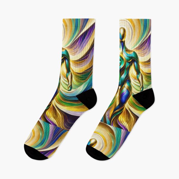 Item preview, Golden geometry,colorful patterns, like from a dream, Freedom designed and sold by CrisMor-Art.