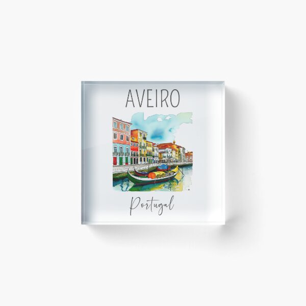 Item preview, Watercolor Design of Aveiro - Portugal  designed and sold by Sketch-Shack.