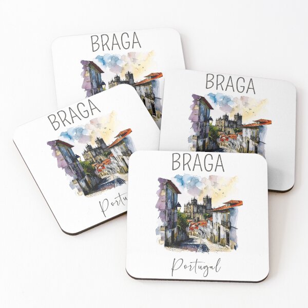 Item preview, Watercolor Design of Braga - Portugal  designed and sold by Sketch-Shack.