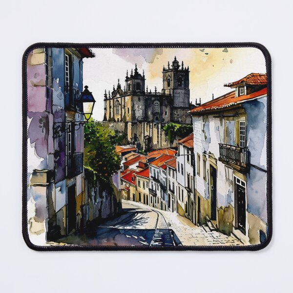 Item preview, Watercolor Design of Braga - Portugal designed and sold by Sketch-Shack.