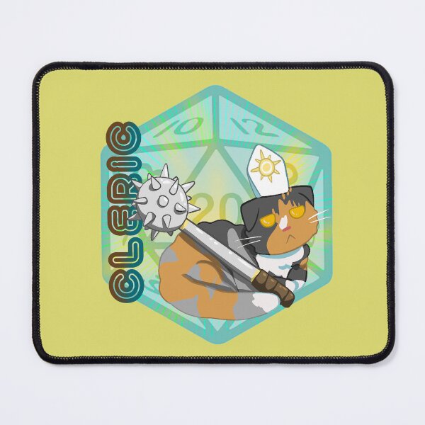 Item preview, Dungeons and Dragons Cleric Cat designed and sold by Tactlessly.
