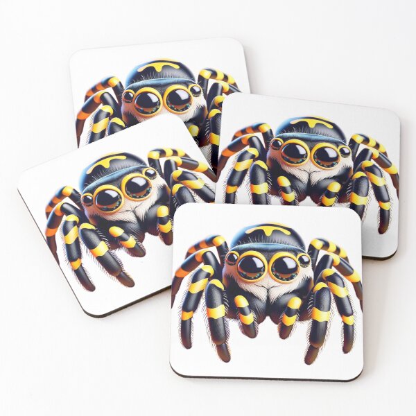 Item preview, Cute black and yellow spider designed and sold by MaddiePattern.