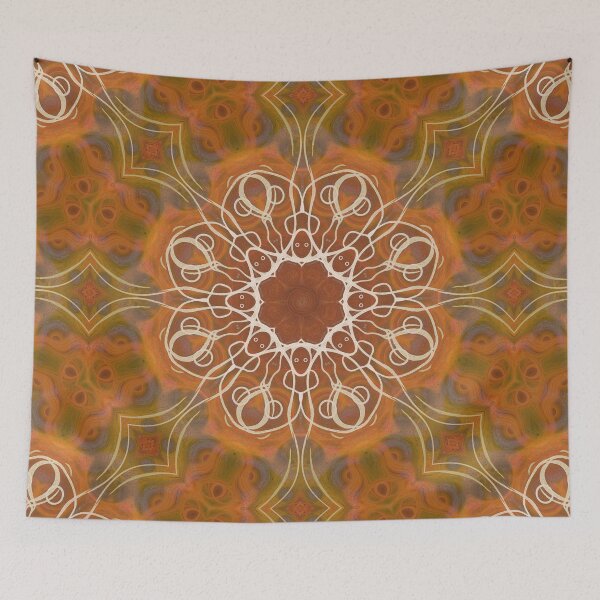 Item preview, Pale Sun Mandala designed and sold by nataliamartini.