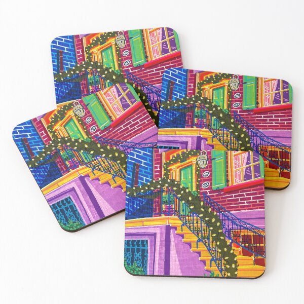 Item preview, Posca home on Jones Street, Savannah, GA designed and sold by MickyArsenal.