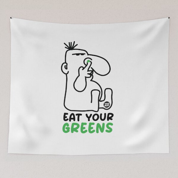 Item preview, EAT YOUR GREENS BOOGER designed and sold by TODD GOLDMAN.