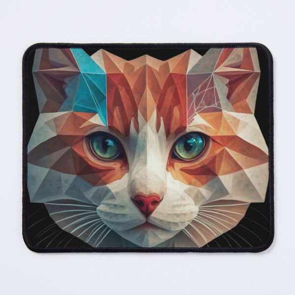 Item preview, Geometric Cat Wild Logo designed and sold by ArtByKubina.