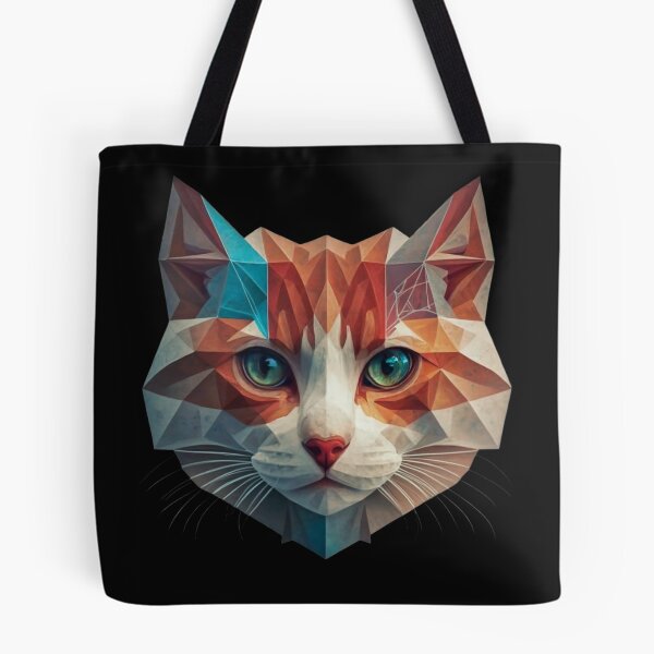 Item preview, Geometric Cat Wild Logo designed and sold by ArtByKubina.