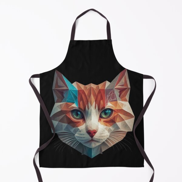 Item preview, Geometric Cat Wild Logo designed and sold by ArtByKubina.