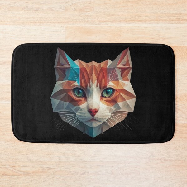 Item preview, Geometric Cat Wild Logo designed and sold by ArtByKubina.
