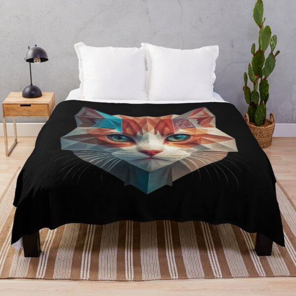 Item preview, Geometric Cat Wild Logo designed and sold by ArtByKubina.