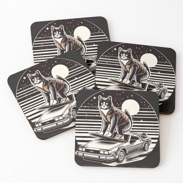 Item preview, Cat Back to the Future designed and sold by Klaerika.