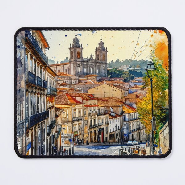 Item preview, Watercolor Design of Braga - Portugal designed and sold by Sketch-Shack.