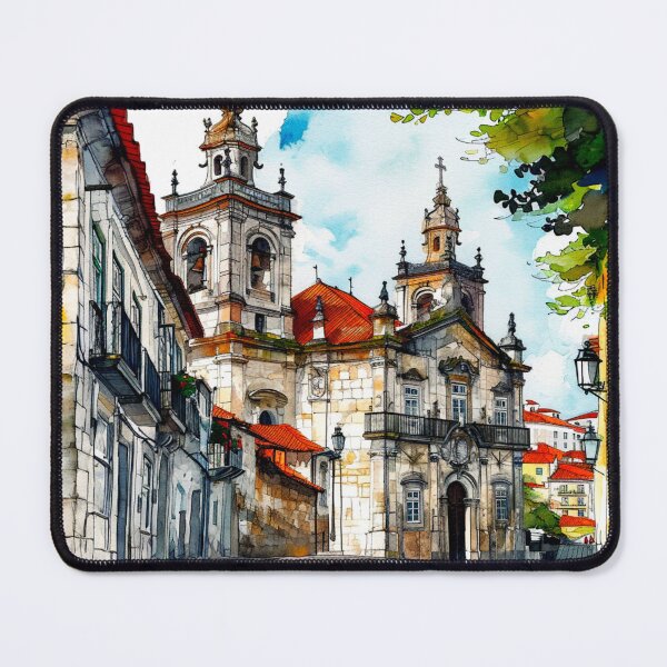 Item preview, Watercolor Design of Braga - Portugal designed and sold by Sketch-Shack.