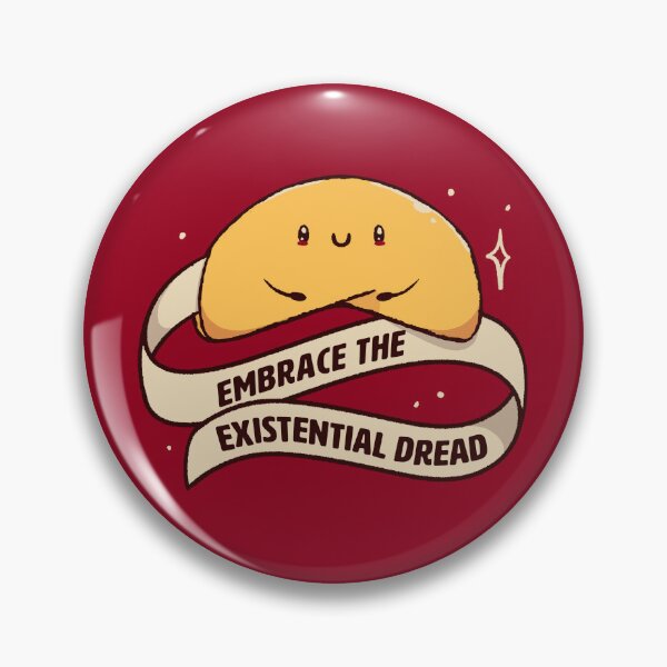 Item preview, Embrace The Existential Dread Funny Cookie by Tobe Fonseca designed and sold by Tobe Fonseca®.