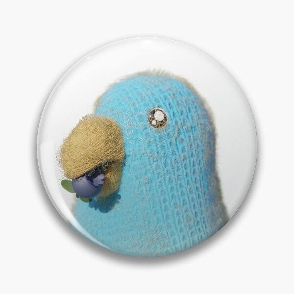 Item preview, Worsted parakeet eating designed and sold by 3DChop.