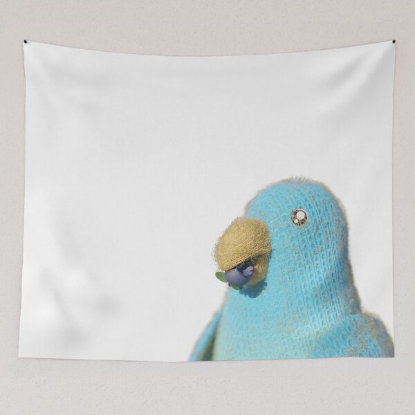 Item preview, Worsted parakeet eating designed and sold by 3DChop.