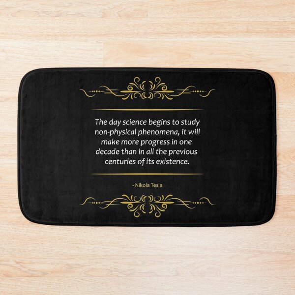Item preview, Nikola Tesla quote Non-physical phenomena designed and sold by paragonDesign28.