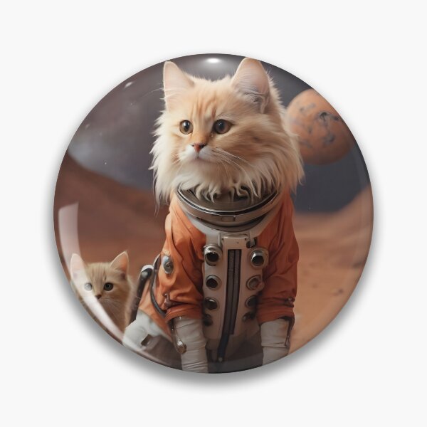 Item preview, cute cat in mars  designed and sold by Imagine2024.