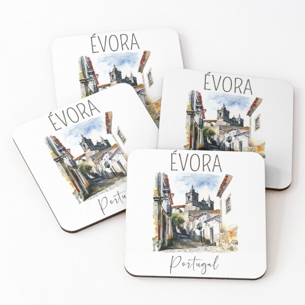 Item preview, Watercolor Design of Évora - Portugal  designed and sold by Sketch-Shack.