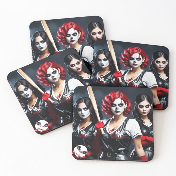 Item preview, Ghouls - Female Baseball Team designed and sold by FatCatStudios.