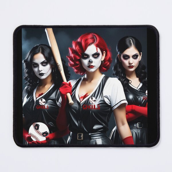 Item preview, Ghouls - Female Baseball Team designed and sold by FatCatStudios.