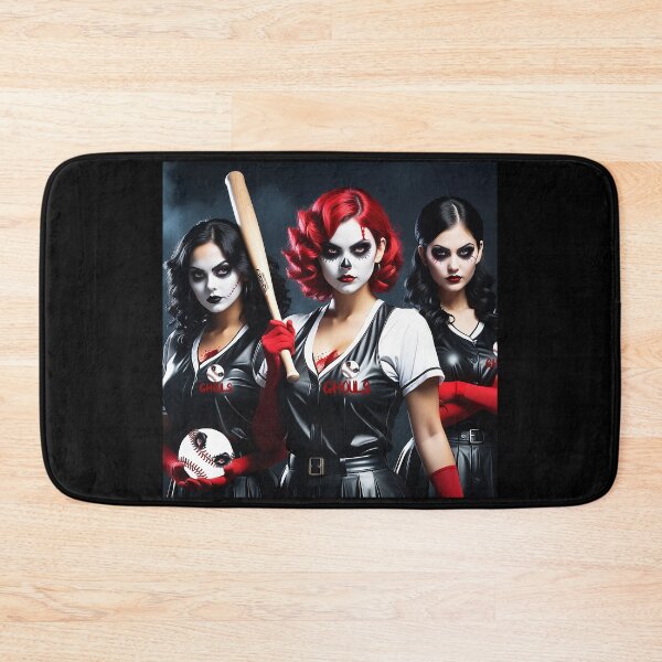 Artikelvorschau, Ghouls – Weibliches Baseballteam entworfen und verkauft von FatCatStudios.