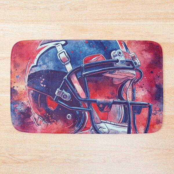 Item preview, American Football Helmet in the colorful clouds - watercolor style designed and sold by Sp3ctrumOfColor.