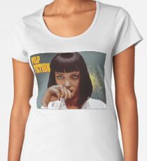Mia Wallace - Pulp Fiction One Women's Premium T-Shirt