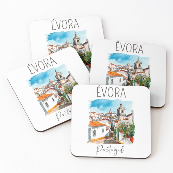 Item preview, Watercolor Design of Évora - Portugal  designed and sold by Sketch-Shack.