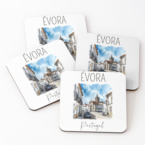 Item preview, Watercolor Design of Évora - Portugal  designed and sold by Sketch-Shack.