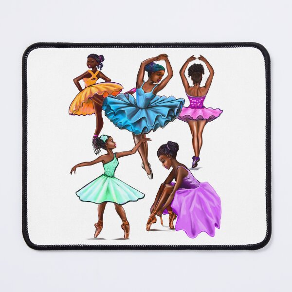 Item preview, African American dancers, Black ballerina girls natural Afro hair corn rows ballet dancing 2 ! Dance designed and sold by Artonmytee.