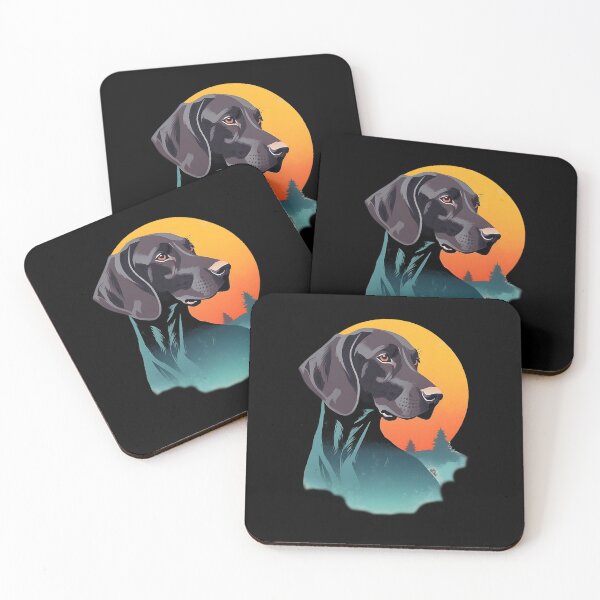 Item preview, Vintage German Shorthaired Pointer Silhouette Design: Timeless Elegance for Nostalgic Dog Lovers. designed and sold by brindled.