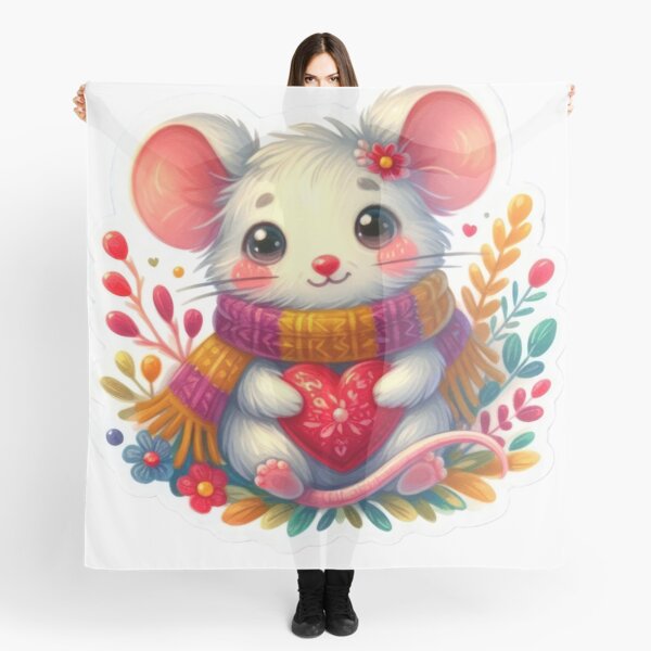 Item preview, happy valentines day sticker mouse designed and sold by Expressions-Sel.