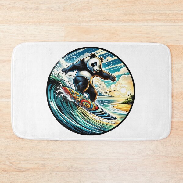 Item preview, Panda Surfing | Panda | Surf | Retro Surf Design designed and sold by ShopCoolStop.