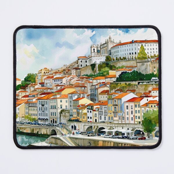 Item preview, Watercolor Design of Coimbra - Portugal  designed and sold by Sketch-Shack.