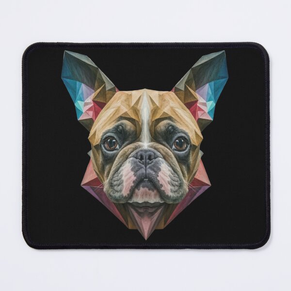 Item preview, French Bulldog Geometric Dog Wild Logo designed and sold by ArtByKubina.