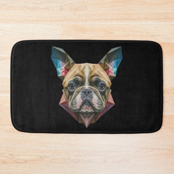 Item preview, French Bulldog Geometric Dog Wild Logo designed and sold by ArtByKubina.